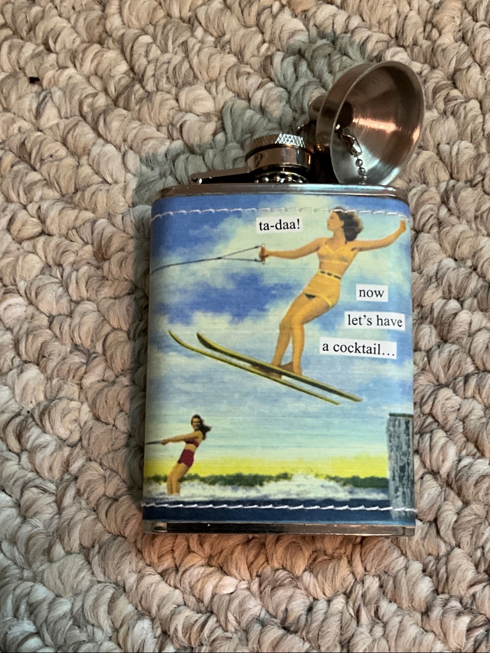 Anne Taintor Hip Flask 4 oz NWOT
